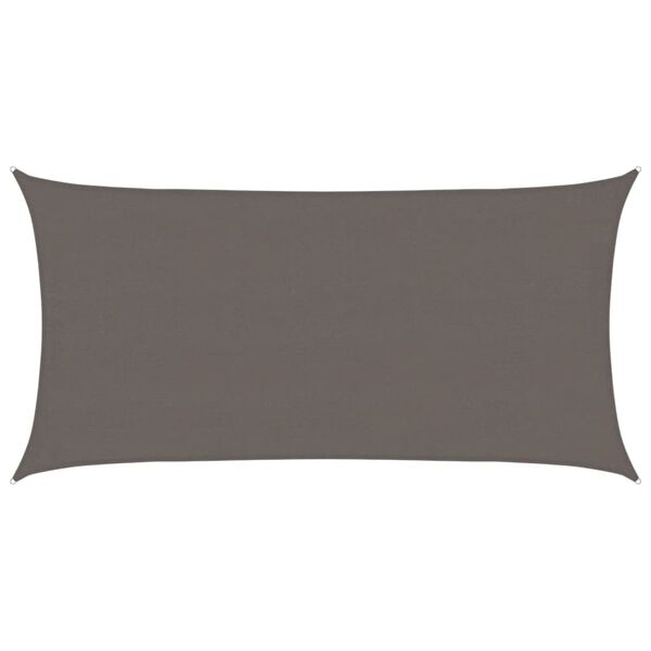 vidaXL Plachta proti slunci 160 g/m&sup2; antracitov&aacute; 4 x 7 m HDPE