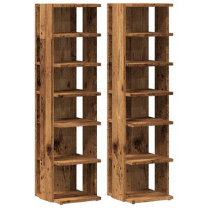 vidaXL Botn&iacute;ky 2 ks old wood 28 x 27 x 102 cm kompozitn&iacute; dřevo