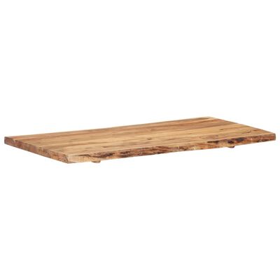 vidaXL Stolní deska masivní akáciové dřevo 118 x (50–60) x 3,8 cm