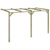 vidaXL Zahradn&iacute; pergola ke zdi 2 x 4 x 2,2 cm dřevo