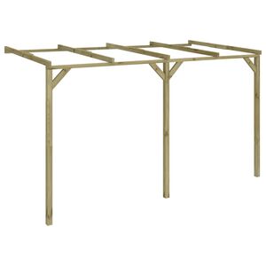 vidaXL Zahradn&iacute; pergola ke zdi 2 x 4 x 2,2 cm dřevo