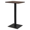 vidaXL Bistro stolek tmav&yacute; jasan 70 x 70 x 107 cm