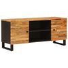 vidaXL Televizn&iacute; skř&iacute;ň Hněd&aacute; 105 x 33 x 46 cm Masivn&iacute; mangov&eacute; dřevo