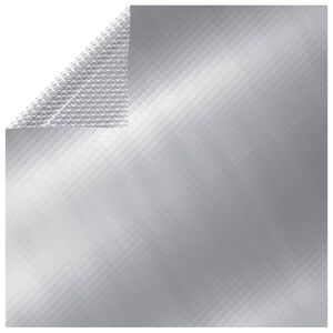 vidaXL Obd&eacute;ln&iacute;kov&yacute; kryt na baz&eacute;n 1000 x 600 cm PE stř&iacute;brn&yacute;