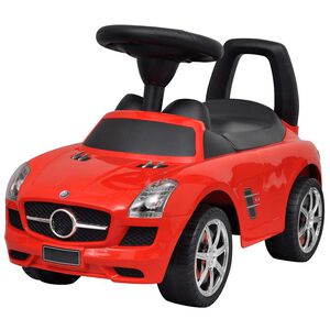 vidaXL Dětsk&eacute; auto / odr&aacute;žedlo červen&eacute;