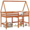 vidaXL R&aacute;m postele loft Voskově Hněd&aacute; 90 x 190 cm Masivn&iacute; borovice