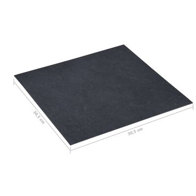 vidaXL Samolepící podlahové desky 5,11 m² PVC černý mramor