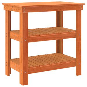 vidaXL Pracovn&iacute; stůl 78,5 x 50 x 80 cm Masivn&iacute; borovicov&eacute; dřevo