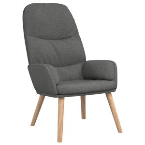 vidaXL Relaxačn&iacute; křeslo světle &scaron;ed&eacute; textil