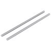 vidaXL Z&aacute;vitov&aacute; tyč 2 ks Stř&iacute;brn&aacute; 6 x 170 mm Ocel