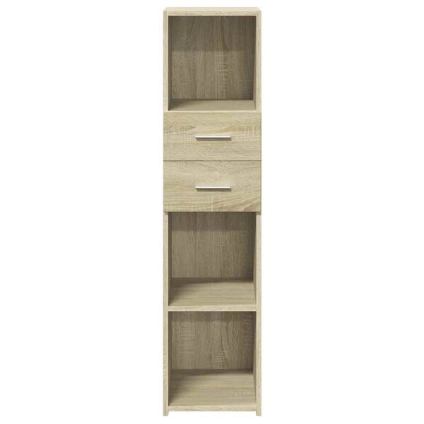 vidaXL Skř&iacute;ň highboard dub sonoma 30 x 42,5 x 124 cm kompozitn&iacute; dřevo