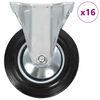 vidaXL 16 ks pevn&aacute; kolečka 160 mm