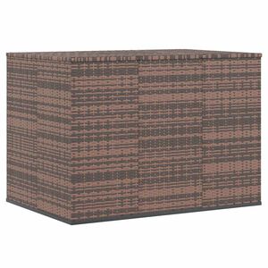 vidaXL Zahradn&iacute; &uacute;ložn&yacute; box PE ratan 145 x 100 x 103 cm hněd&yacute;