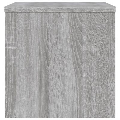 vidaXL Noční stolek šedý sonoma 40 x 30 x 30 cm kompozitní dřevo