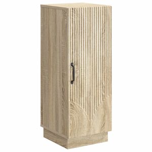 vidaXL Serv&iacute;rovac&iacute; skř&iacute;ň Dub sonoma 33 x 34,5 x 87 cm Kompozitn&iacute; dřevo