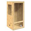 vidaXL Ter&aacute;rium Hněd&aacute; 50 x 50 x 100 cm OSB
