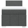 vidaXL Box spring postel s matrac&iacute; tmavě &scaron;ed&aacute; 100 x 200 cm textil