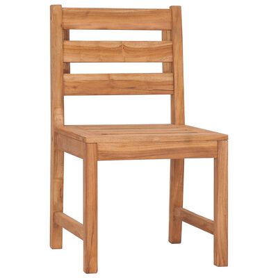 VidaXL Zahradní židle 4 ks masivní teakové dřevo