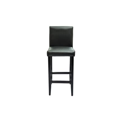 vidaXL Barové stoličky 4 ks černé umělá kůže