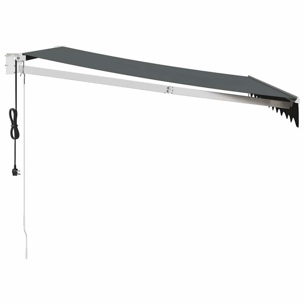 vidaXL Automatick&aacute; zatahovac&iacute; mark&yacute;za antracitov&aacute; 3 x 2,5 m