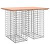 vidaXL Zahradn&iacute; stůl gabion design 100 x 70 x 72 cm masivn&iacute; dřevo douglaska