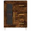 vidaXL Skř&iacute;ň highboard kouřov&yacute; dub 69,5 x 34 x 180 cm kompozitn&iacute; dřevo