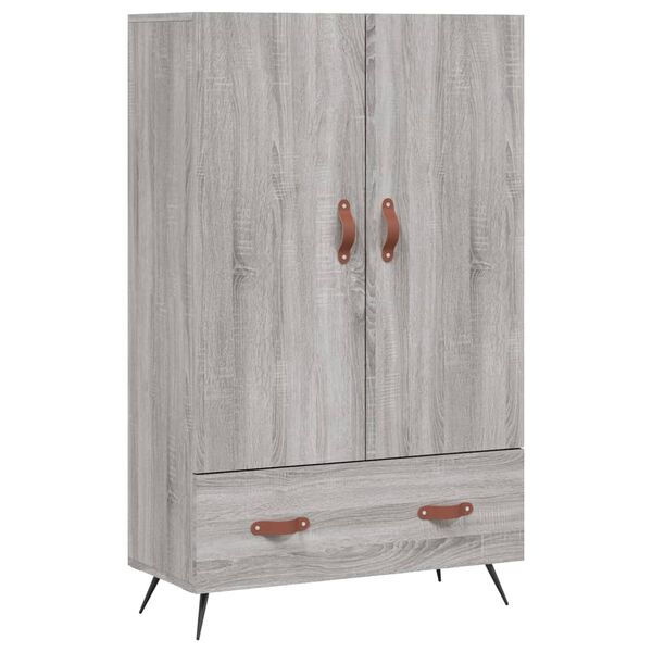 vidaXL Skř&iacute;ň highboard &scaron;ed&aacute; sonoma 69,5 x 31 x 115 cm kompozitn&iacute; dřevo