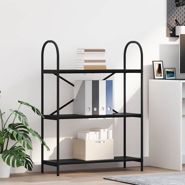 vidaXL Knihovna Čern&yacute; dub 80 x 30 x 109 cm Kompozitn&iacute; dřevo