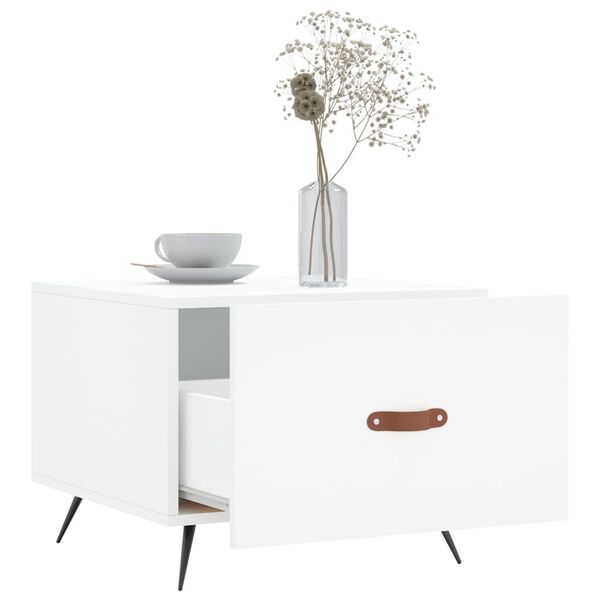 vidaXL Konferenční stolky 2 ks bílé 50 x 50 x 40 cm kompozitní dřevo