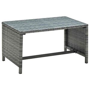 vidaXL Konferenčn&iacute; stolek antracitov&yacute; 70 x 40 x 38 cm polyratan