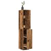 vidaXL Skř&iacute;ňka na l&eacute;ky old wood 30 x 41 x 174,5 cm kompozitn&iacute; dřevo