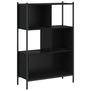 vidaXL Knihovna čern&aacute; 72 x 28 x 109 cm kompozitn&iacute; dřevo