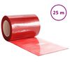 vidaXL Z&aacute;věs do dveř&iacute; červen&yacute; 300 mm x 2,6 mm 25 m PVC