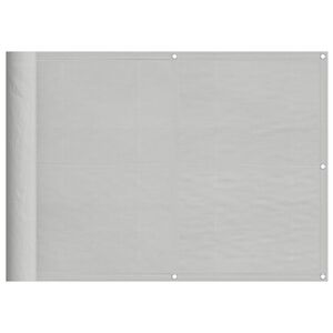 vidaXL Balkonov&aacute; z&aacute;stěna světle &scaron;ed&aacute; 75 x 300 cm 100% polyester oxford