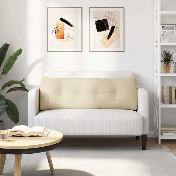 vidaXL Pol&scaron;t&aacute;ř na z&aacute;da Kr&eacute;mov&aacute; 140 x 24 x 50 cm textil