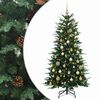 vidaXL Uměl&yacute; Skl&aacute;dac&iacute; V&aacute;nočn&iacute; Strom 150 cm 150 LED Tepl&aacute; b&iacute;l&aacute; PE a PVC