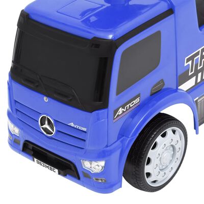 vidaXL Odrážedlo Mercedes-Benz náklaďák modré