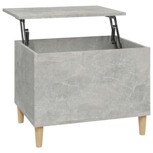 vidaXL Konferenčn&iacute; stolek betonově &scaron;ed&yacute; 60x44,5x45 cm kompozitn&iacute; dřevo