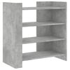 vidaXL Př&iacute;born&iacute;k betonově &scaron;ed&yacute; 73,5 x 35 x 75 cm kompozitn&iacute; dřevo
