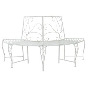 vidaXL Stromov&aacute; lavička 4-Počet m&iacute;st 160 x 80 x 89 cm Ocel