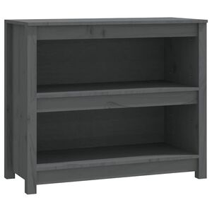 vidaXL Knihovna &scaron;ed&aacute; 80x35x68 cm masivn&iacute; dřevo borovice