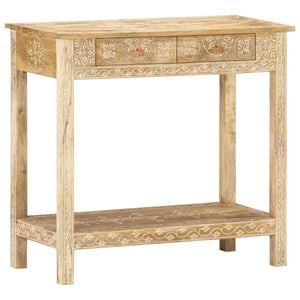 vidaXL Konzolov&yacute; stolek 80 x 35 x 74 cm masivn&iacute; mangovn&iacute;kov&eacute; dřevo