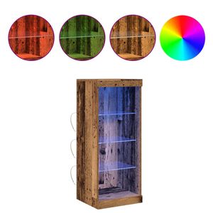 vidaXL LED komoda Star&eacute; dřevo 41 x 37 x 100 cm kompozitn&iacute; dřevo