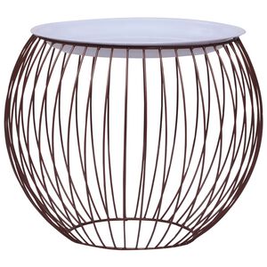 vidaXL Konferenčn&iacute; stolek zlat&yacute; &Oslash; 41 cm