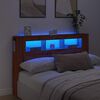 vidaXL Čelo postele LED dub artisan 160x18,5x103,5 cm kompozitn&iacute; dřevo