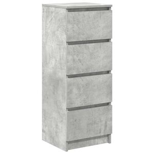vidaXL Př&iacute;born&iacute;k betonově &scaron;ed&yacute; 37,5x35x99 cm kompozitn&iacute; dřevo