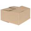 vidaXL Skl&aacute;dac&iacute; box s &uacute;loži&scaron;těm 50 ks Př&iacute;rodn&iacute; 30 x 30 x 15 cm Lepenka