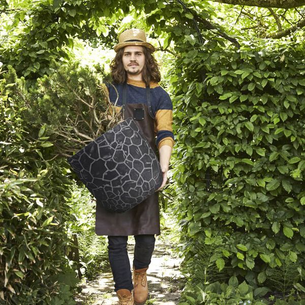 Capi Květin&aacute;č ve tvaru vejce Clay 43 x 41 cm antracitov&yacute;