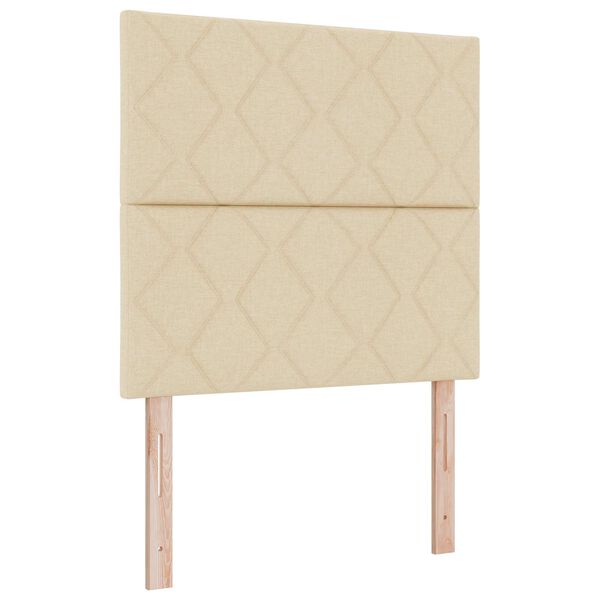 vidaXL Čelo postele Kr&eacute;mov&aacute; 100 cm textil