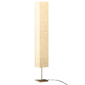 vidaXL Stojac&iacute; lampa s ocelov&yacute;m stoj&aacute;nkem b&eacute;žov&aacute; 170 cm